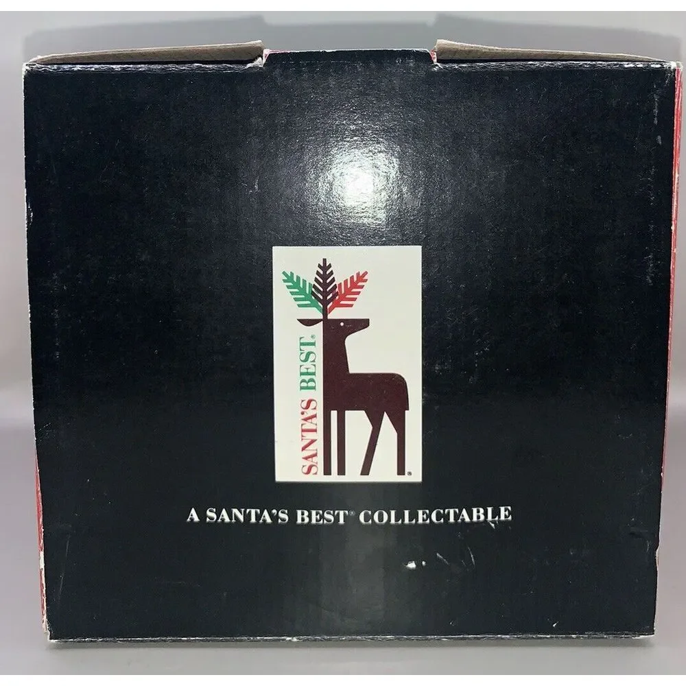 Vintage Santa's Best Our Town‎ Porcelain Collectable 1st Ed The Wilson House